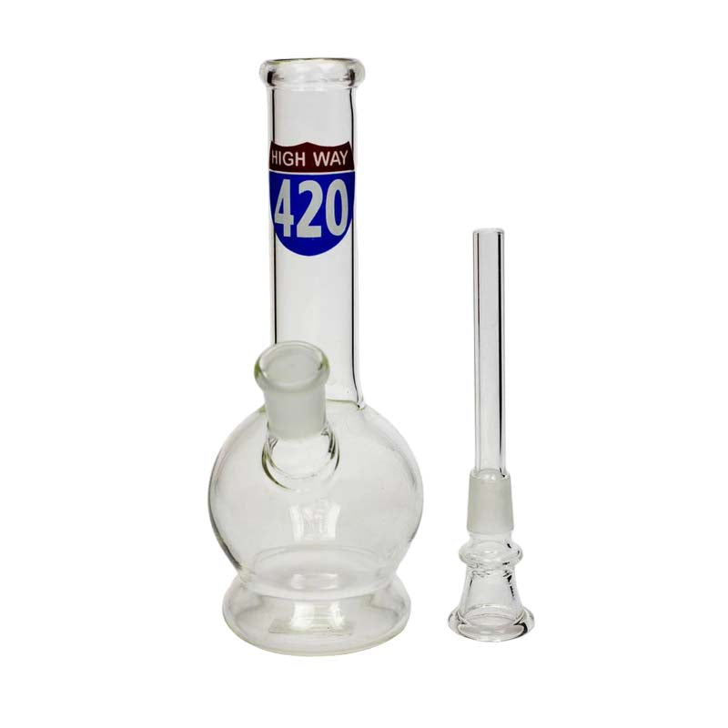 7" Bong With Bubble Base