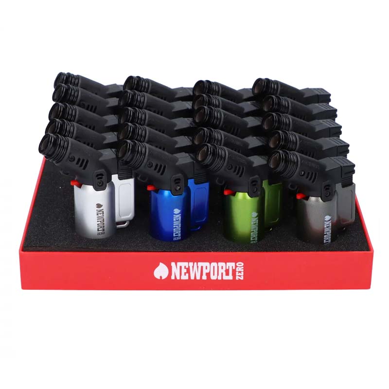 Newport Zero Side Torch Lighters – 20 Pack