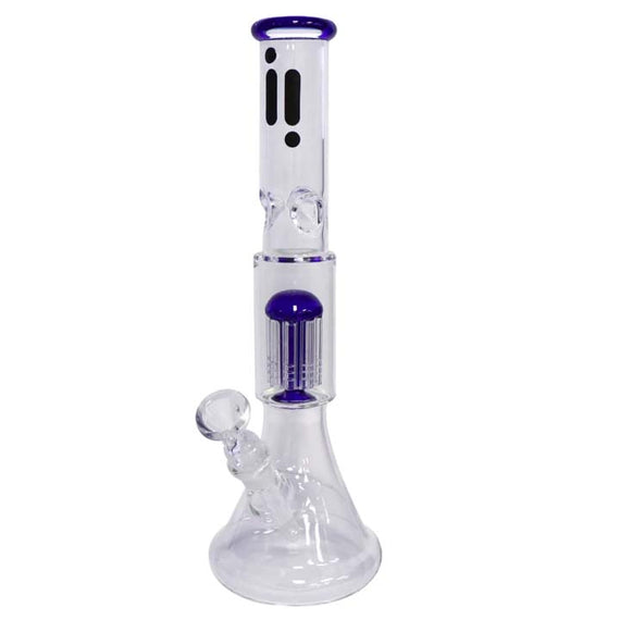 14" Water Pipe with Tree perc and Ice Catcher