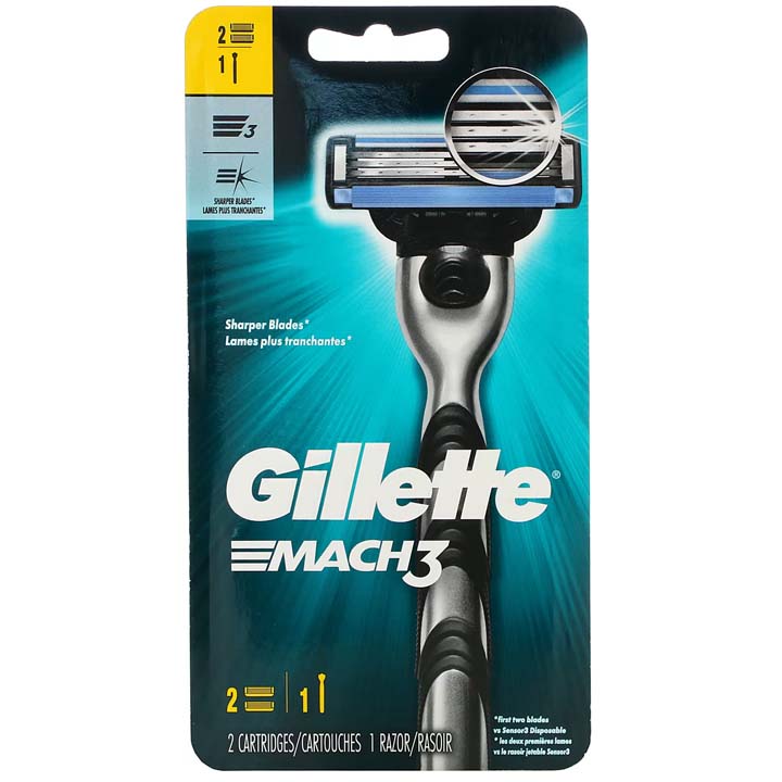 Gillette Mach 3 1RZR+2Carts/6