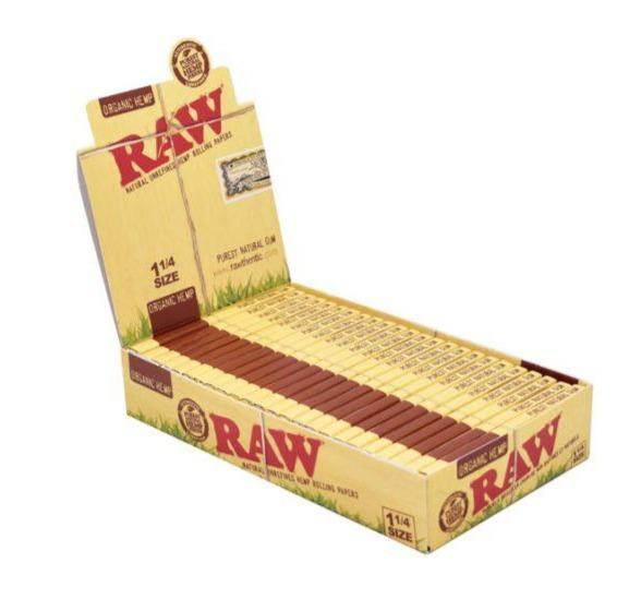 Raw Organic Hemp 1-1/4 Size 50/pack