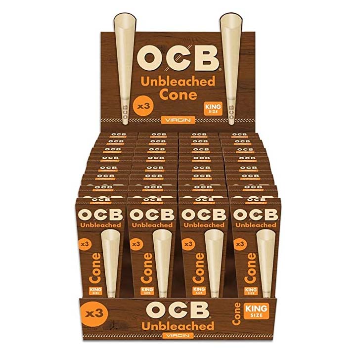 OCB Unbleached Cone King