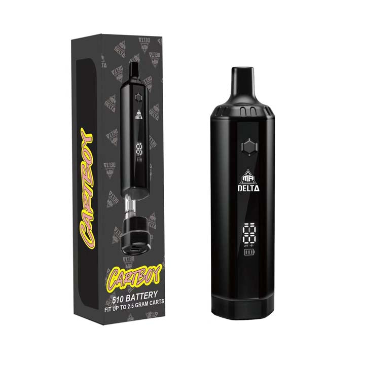 Mr. Delta 510 Thread Battery- Black-6ct Fortune Supply Mr. Delta 510 Thread Battery- Black-6ct Fortune Supply