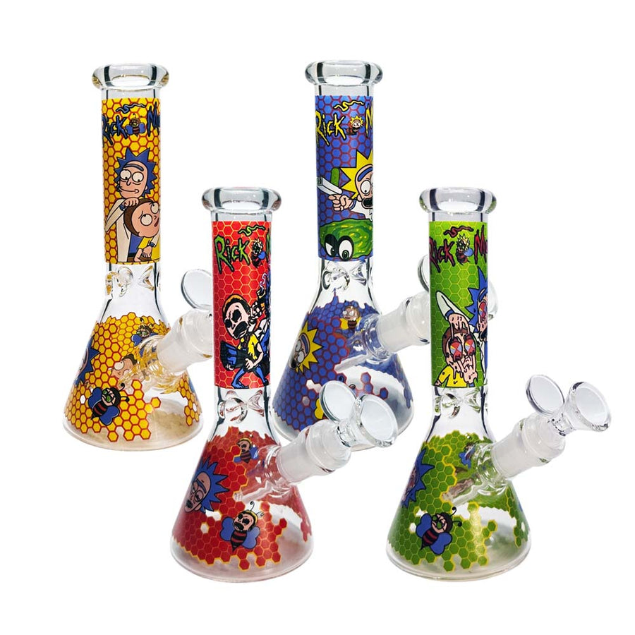 8" Rick & Morty Beaker Bong [ES23223B]