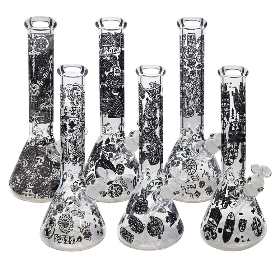 14" 7mm Beaker - Glow in the Dark [ES24192]