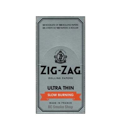 Zig Zag Ultra Thin Slow Burning Rolling Papers - 25ct