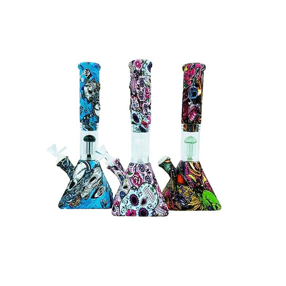 10 Inches Silicone and Glass Perc - SP1062P