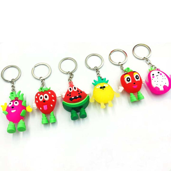 Silicone Keychain - Fruit
