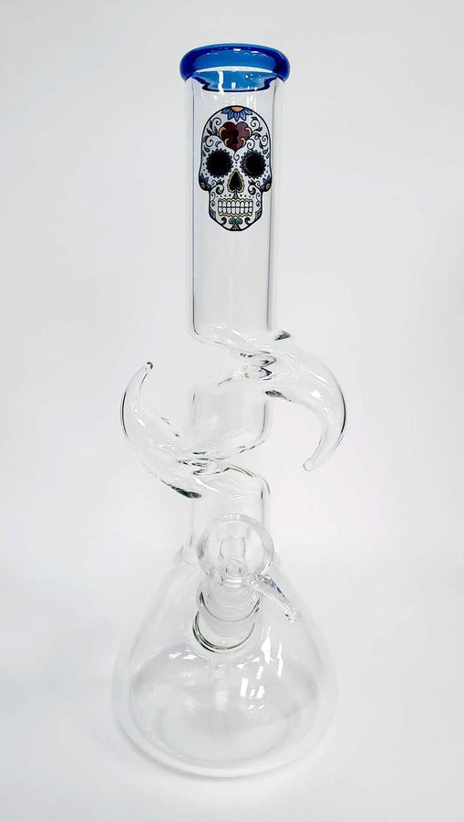 12" Water Pipe with Back Facing Zong