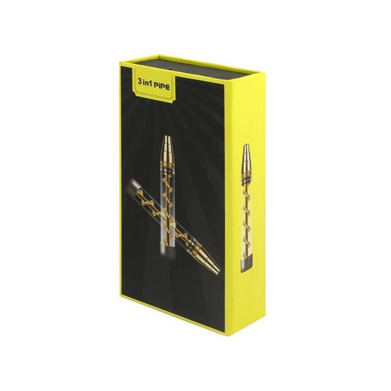 Glass Blunt 3 in 1 Pipe