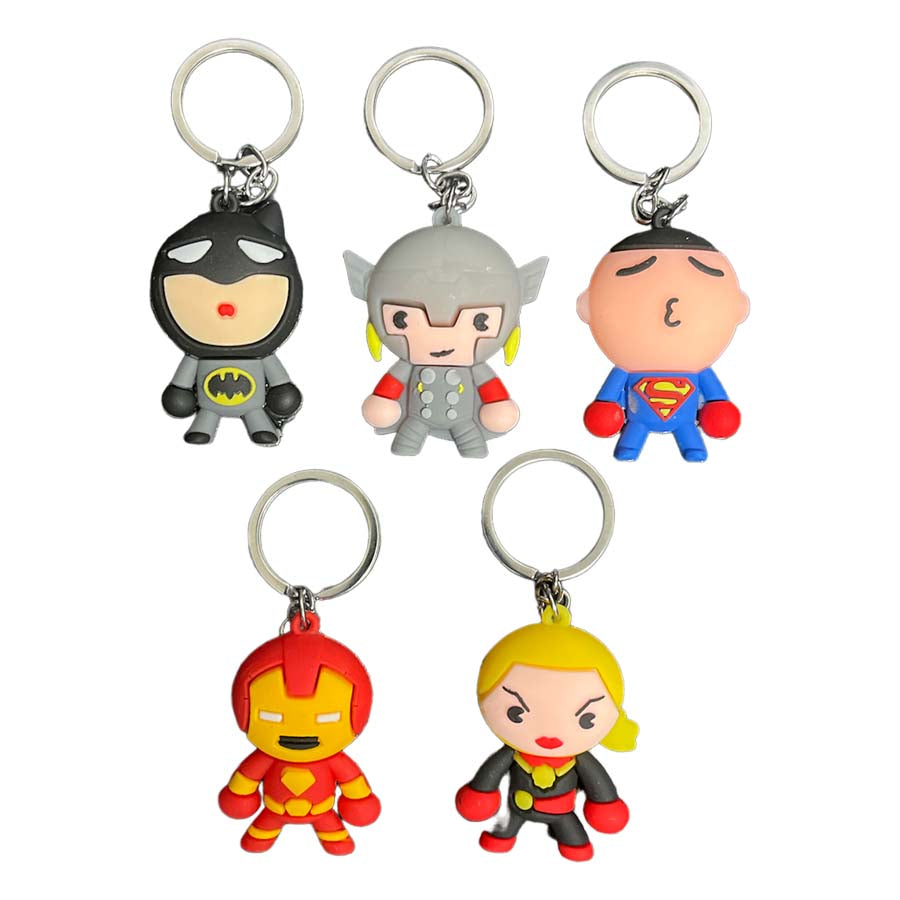 Silicone Keychain - Super Hero
