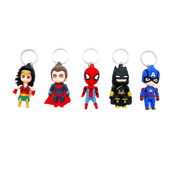 Silicone Keychain - Super Hero 2