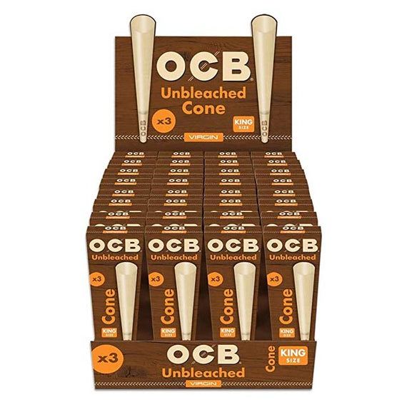 OCB Unbleached Cone King